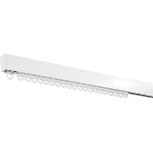 488760083 Карниз однорядный Arttex Facile 200 см алюминий цвет белый ARTTEX Карниз профильный