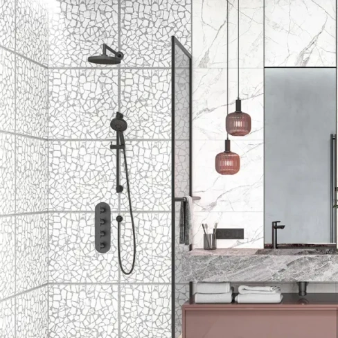 488760448 Керамогранит Alma Ceramica Laurent 60x60 см 1.8 м² матовый цвет белый ALMA CERAMICA