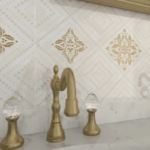 Плитка настенная Шахтинская Плитка Тиана 02 25x40 см 1.4 м² глянцевая цвет бежевый геометрия ШАХТИНСКАЯ ПЛИТКА Настенная