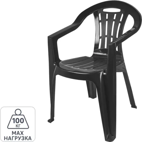 Кресло Keter Mallorca 57x58x39 см полипропилен черный KETER Mallorca Mallorca graphite