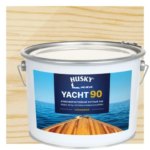 Лак яхтный Husky Yacht 90 9 л глянцевый HUSKY Покрытия для дерева. Лаки для дерева