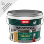 Краска фасадная для дерева Woodstyle Prof цвет белый 2.7 л
