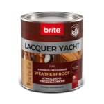 Лак яхтный Lacquer Yacht 0.9 л глянцевый BRITE