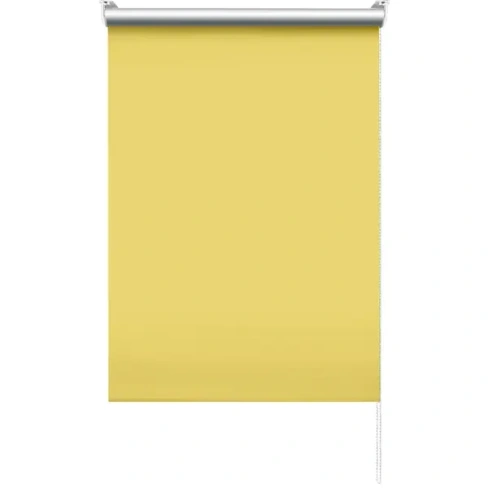 488761238 Штора рулонная блэкаут Эскар 50x160 см желтая Lime 5 ЭСКАР BLACKOUT Рулонная штора