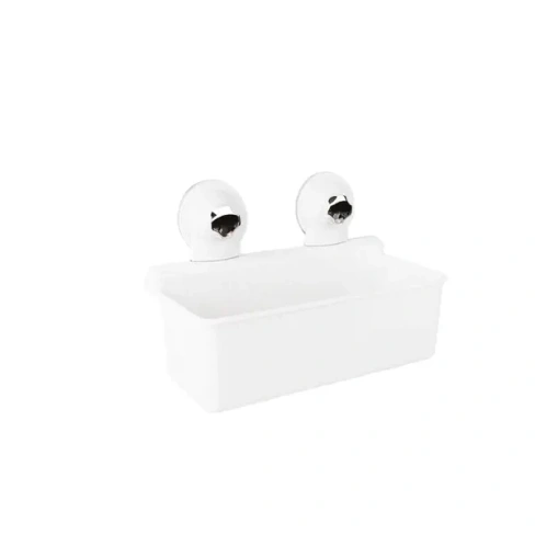 Полка для ванной Fest Easy Solution пластик 21x15.2 см цвет белый хром FEST 22023 Easy Solution