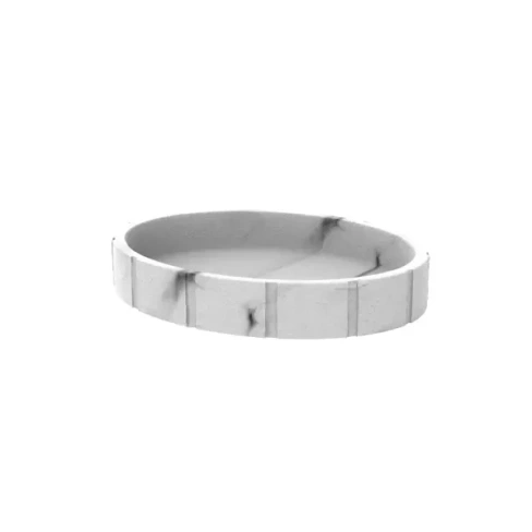 488761885 Мыльница Lemer Marble WHMARB003