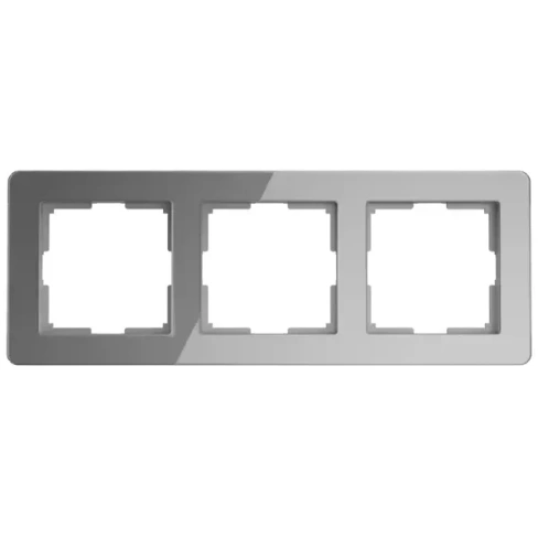 Рамка для розеток и выключателей Werkel W0032704 3 поста цвет графит WERKEL