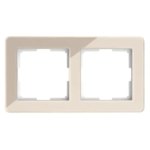 Рамка для розеток и выключателей Werkel W0022743 2 поста цвет айвори WERKEL