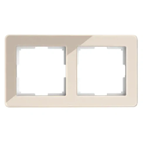 Рамка для розеток и выключателей Werkel W0022743 2 поста цвет айвори WERKEL