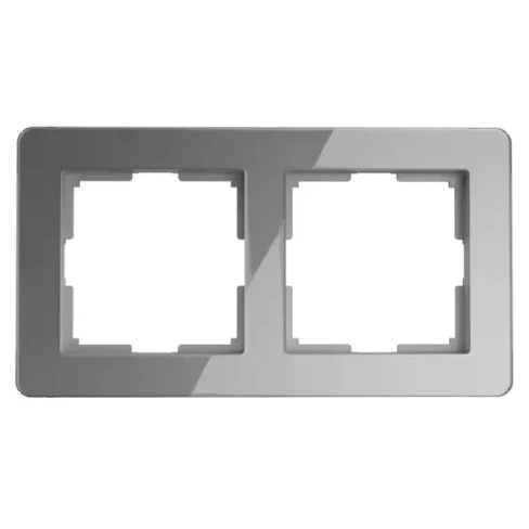 Рамка для розеток и выключателей Werkel W0022704 2 поста цвет графит WERKEL