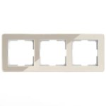 Рамка для розеток и выключателей Werkel W0032743 3 поста цвет айвори WERKEL