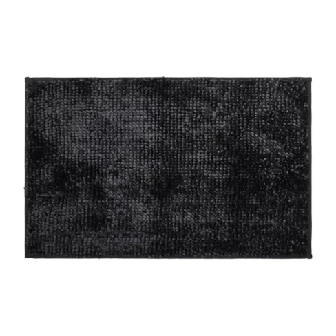 Коврик для ванной комнаты Moroshka Expressia 50x80 см цвет черный MOROSHKA