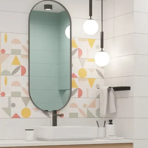 Плитка настенная LB Ceramics Юген Линдберг 20x60 см 0.84 м² матовая цвет разноцветный LB CERAMICS