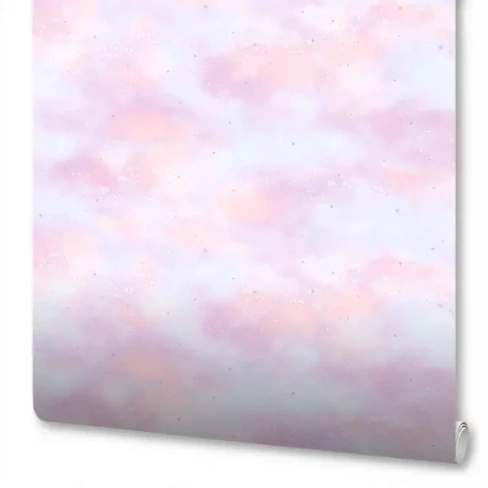488763011 Обои флизелиновые Wallsecret Milky Way розовые 1.06 м 8718-14 WALLSECRET Milky Way Обои виниловые на флизелиновой основе
