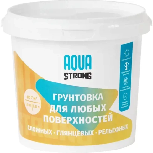 Грунтовка универсальная Nevel Silver Aquastrong 1 кг NEVEL SILVER