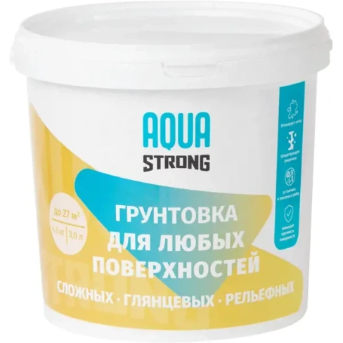 Грунтовка универсальная Nevel Silver Aquastrong 4 кг NEVEL SILVER