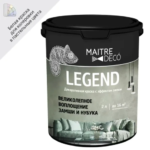 Штукатурка декоративная с эффектом замши Maitre Deco Legend 2 л цвет белый MAITRE DECO
