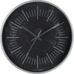 Часы настенные Troykatime круглые пластик цвет черный бесшумные ø30 см TROYKATIME 77777794 NEO-CLASSIC