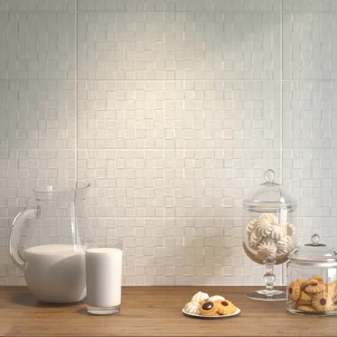 488764263 Плитка настенная Kerama Marazzi Сигма 20x60 см 1.2 м² матовая цвет белый мозаика KERAMA MARAZZI