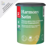 Краска интерьерная моющаяся экологичная Tikkurila Harmony Satin База А белая матовая 0.9 л TIKKURILA