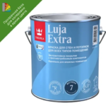 Краска интерьерная моющаяся экстра-стойкая Tikkurila Luja Extra База С бесцветная матовая 2.7 л TIKKURILA