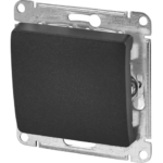 Выключатель встраиваемый Schneider Electric Glossa 1 клавиша цвет антрацит SCHNEIDER ELECTRIC