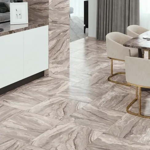 Керамогранит Alma Ceramica Stella 60x60 см 1.8 м² матовый цвет коричневый ALMA CERAMICA