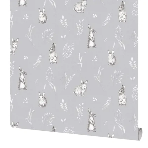 488765033 Обои флизелиновые Vog Collection Funny Bunny серые 1.06 м 72059-41 VOG COLLECTION FUNNY BUNNY