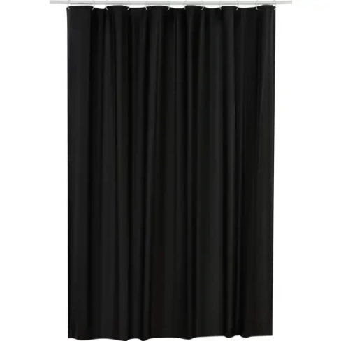 Штора для ванной Аквалиния PE1148E 180x200 см PEVA цвет черный АКВАЛИНИЯ Peva штора для ванной комнаты