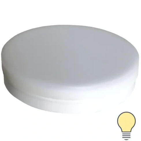 Лампа светодиодная Bellight GX53 220-240 В 6 Вт диск матовая 500 лм теплый белый свет BELLIGHT 88297908