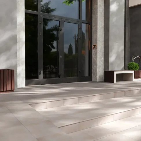 Угловая ступень Exagres Cartabon Limestone 33x33 см цвет бежевый EXAGRES Nevada Limestone