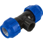 Тройник ПНД Valfex ø1/2"х25х25 мм внутренняя резьба VALFEX