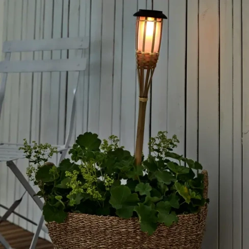 488766755 Садовая подсветка Inspire Bamboo на солнечных батареях
