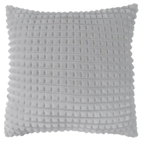 Подушка Плюш 40x40 см цвет серый LINEN WAY Нео-классика Подушка декоративная