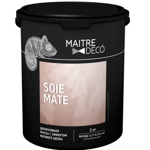 Краска декоративная Maitre Deco Soie Mate 2 кг цвет бежевый MAITRE DECO