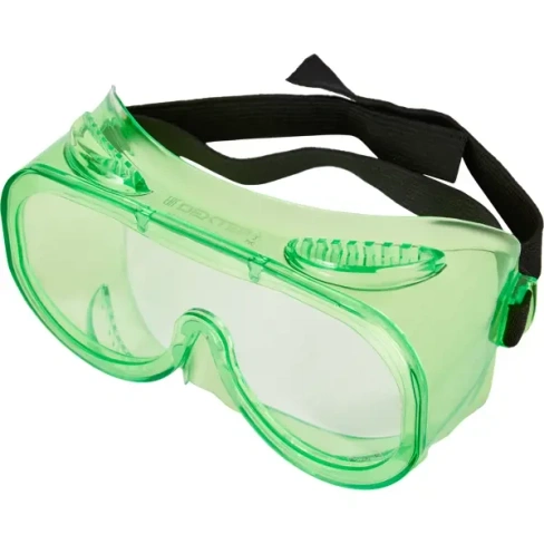 Очки защитные закрытые Dexter 20411LMD прозрачные с непрямой вентиляцией DEXTER Очки защитные закрытые DEXTER 1 с непр.в