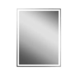 Шкаф зеркальный подвесной Montero Black LED с подсветкой 60х80 см цвет черный