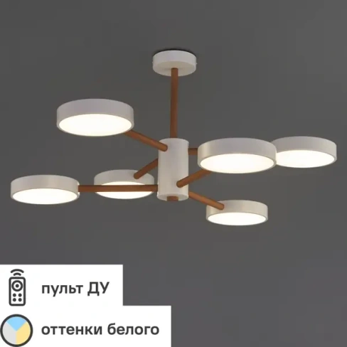 Люстра на штанге светодиодная Escada 10236/6LED с пультом управления