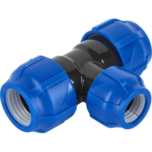 Тройник компрессионный Valfex ПНД 32x25x32 мм VALFEX