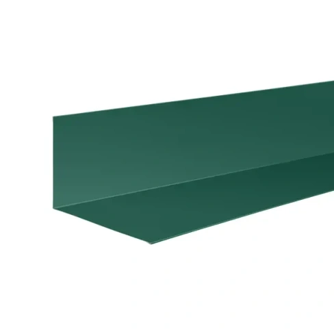 Планка примыкания 250х145x2000 мм RAL 6005 зеленый