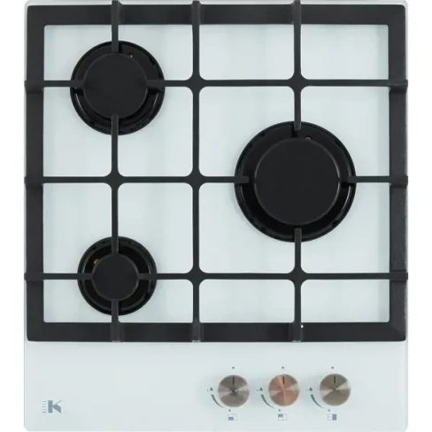 Газовая варочная панель Kitll KGG 4501 45см 3 конфорки цвет белый KITLL KGG 4501 WHITE