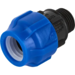 Муфта переходная ПНД Valfex ø1/2"х20 мм наружная резьба VALFEX