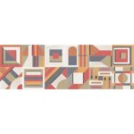 Декор настенный LB Ceramics Юген Линдберг 20x60 см матовый цвет паттерн LB CERAMICS 1664-0217 Юген Линдберг