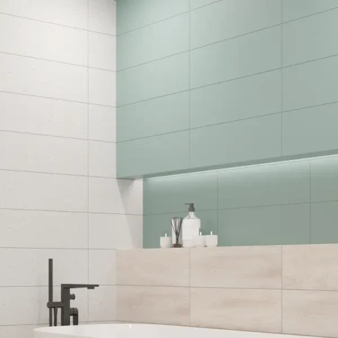 Плитка настенная LB Ceramics Юген Линдберг 20x60 см 0.84 м² матовая цвет зеленый LB CERAMICS