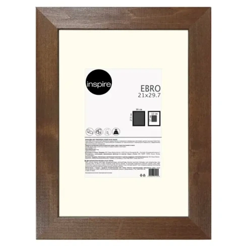 Рамка Inspire Ebro 21x29.7 см цвет темный дуб INSPIRE