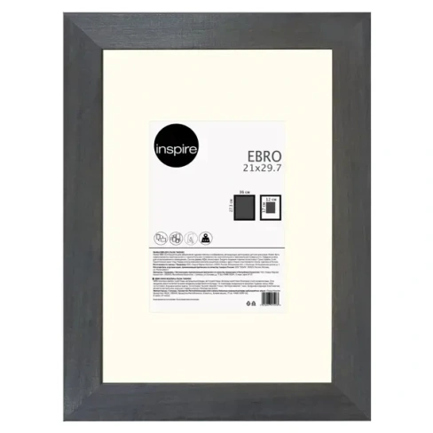 Рамка Inspire Ebro 21x29.7 см цвет серый дуб INSPIRE