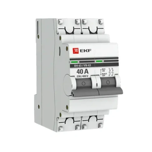489148486 Выключатель нагрузки EKF ВН-63 2P 40 А