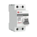 УЗО EKF PROxima ВД-100 2P 25 A 10 мА 4.5 кА AC elcb-2-25-10-em-pro