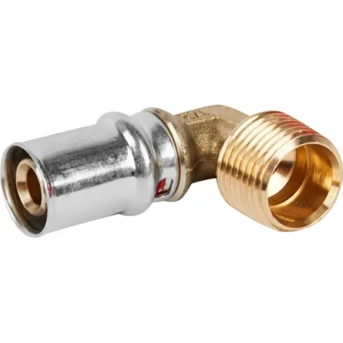 Угольник Stout наружная резьба 1/2"x16 мм латунь STOUT SFP-0011