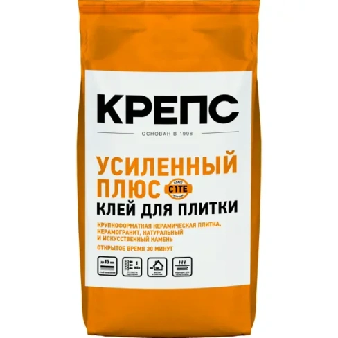 Клей для керамогранита Крепс Усиленный Плюс 5 кг КРЕПС